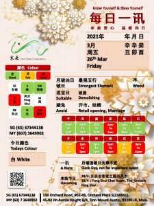 26th Mar Daily Feng Shui & Zodiac