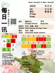 4th Mar Feng Shui & Zodiacs