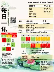 16th May Feng Shui & Zodiacs