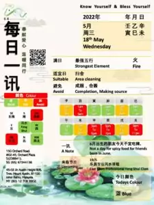 18th May Feng Shui & Zodiacs