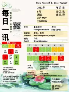 26th May Feng Shui & Zodiacs