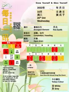 26th Oct Feng Shui & Zodiacs